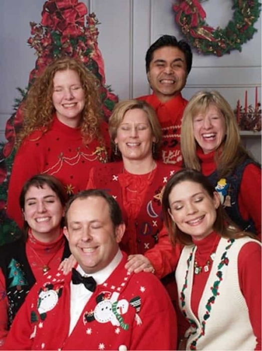 Рождественские фото семьи