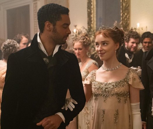 Образы из сериала Бриджертоны.