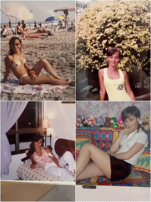 Ксенія Мішина в юності, фото