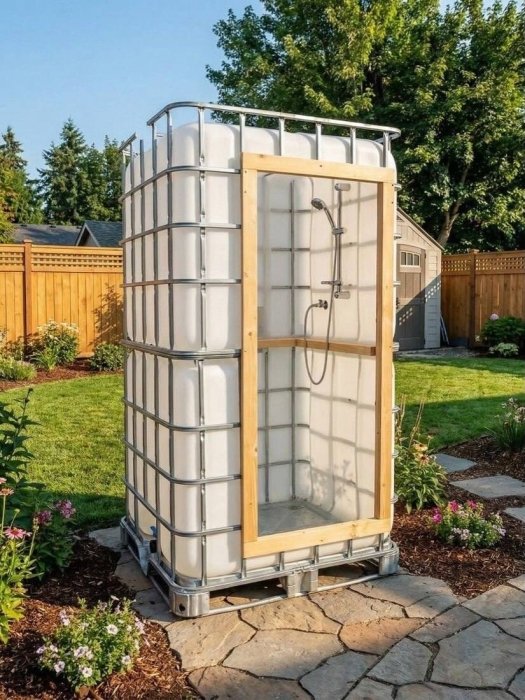 Як побудувати літній душ на дачній ділянці