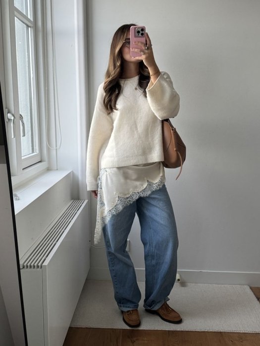 Модные образы с джинсами.