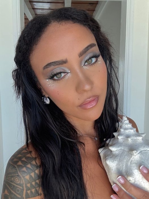 Макияж русалки на Хэллоуин, фото