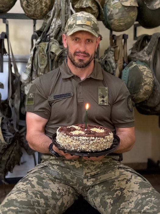 Дмитрий Шевченко в военной форме, фото