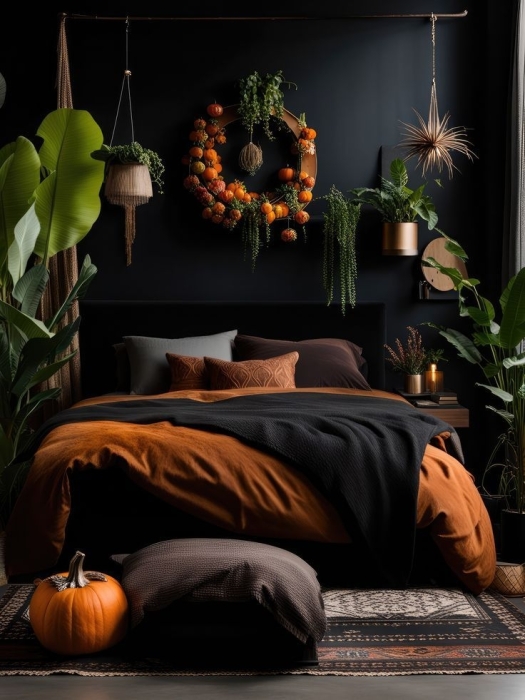 Роскошный контраст: как сделать спальню с черным цветом (ФОТО) - фото №5