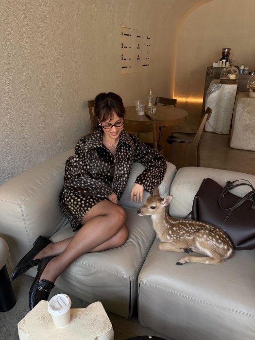 Модный олений принт 2026, фото