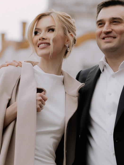 Вікторія Апанасенко з чоловіком