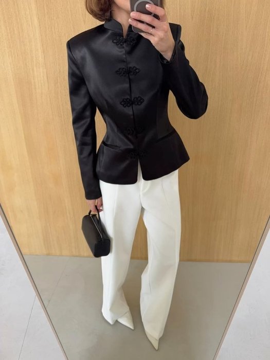 Пиджак в китайском стиле, фото