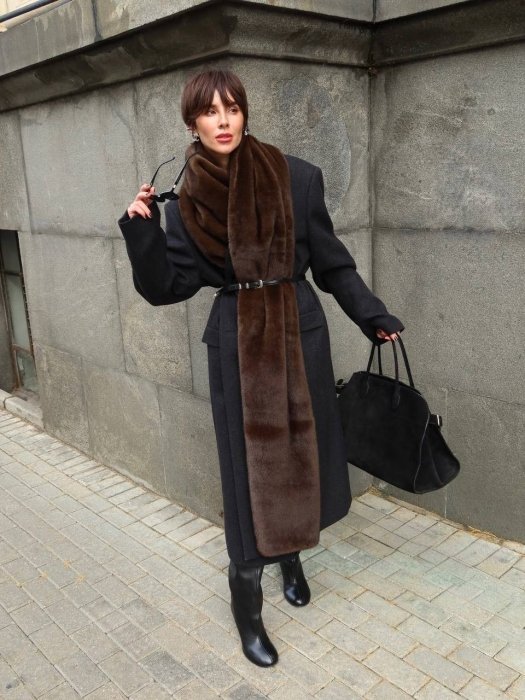 Модні шарфи зима 2025/26 - фото