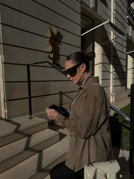 Бежевий колір в образах, фото