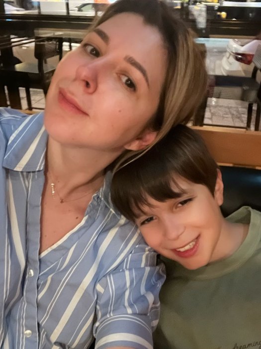 Светлана Павелецкая и ее сын, фото