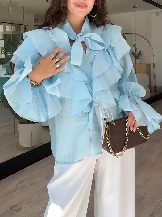 Модные блузы 2026 — фото