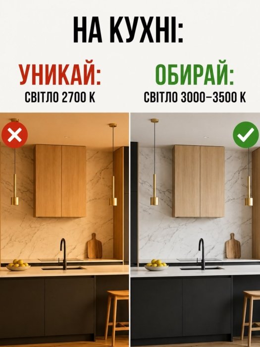 Как выбрать свет для кухни дома