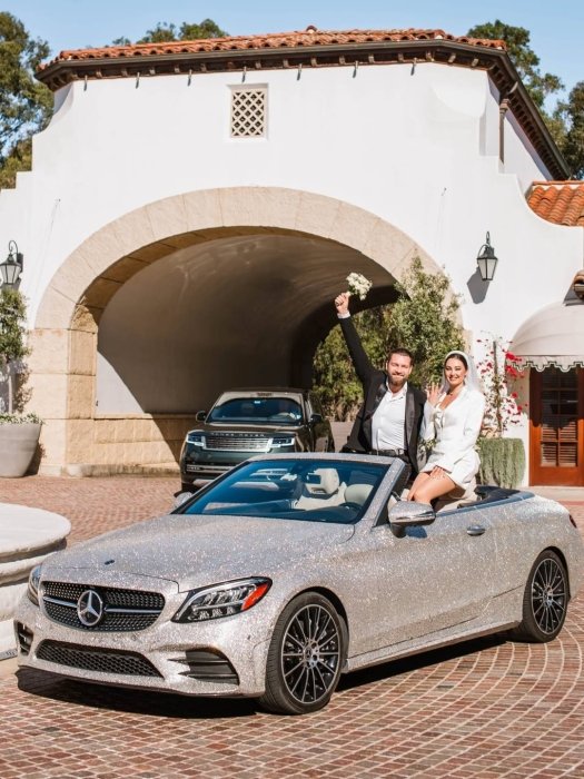 Богдан Юсипчук и жена Вероника, свадебные фото