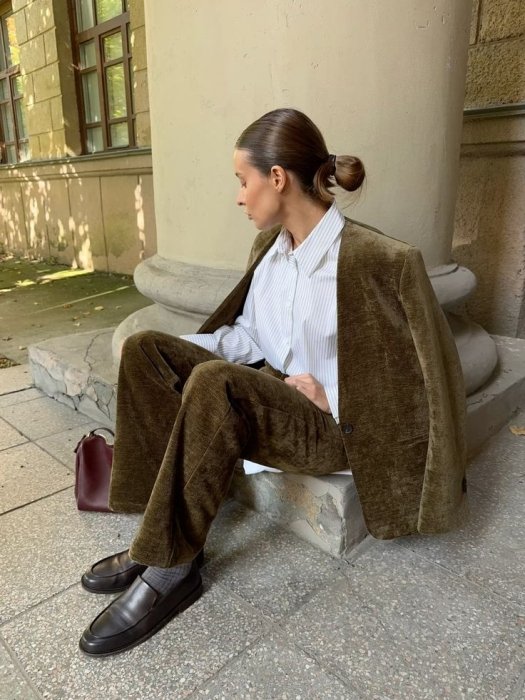 Вельветові костюми, фото