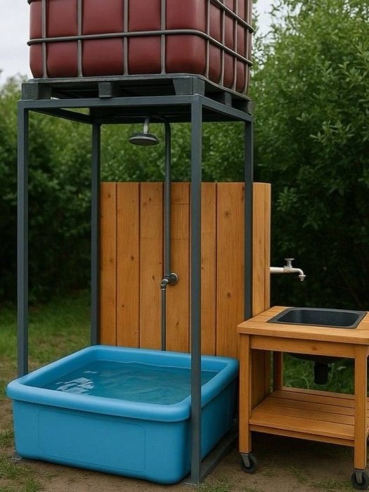 Як побудувати літній душ на дачній ділянці