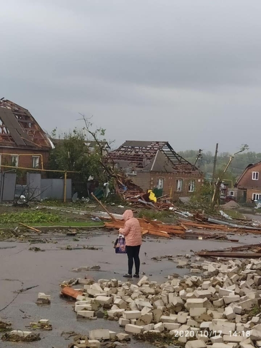 Ураган в Кропивницком 17 октября 2020
