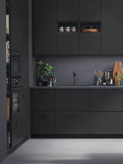 Смело и незабываемо: как может выглядеть экстравагантная кухня в черном цвете (ФОТО) - фото №10