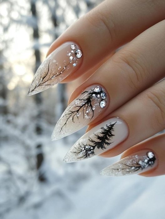 Найкращі ідеї для зимового манікюру