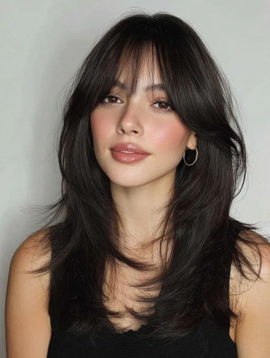 Модні стрижки на середню довжину 2026 - фото