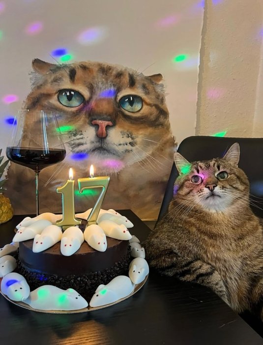 Коту Степану - 17 років