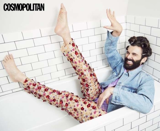 впервые за 35 лет на обложке Cosmopolitan появился мужчина
