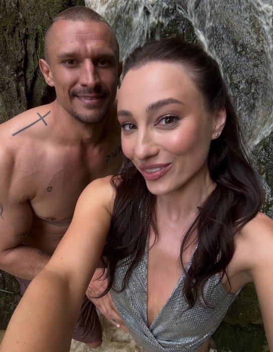 Настя Половинкина и Тарас Цымбалюк, фото