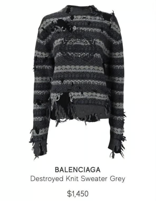Дырявая и грязная одежда за несколько тысяч долларов. Balenciaga показали новую коллекцию: реакция Сети (ФОТО) - фото №2