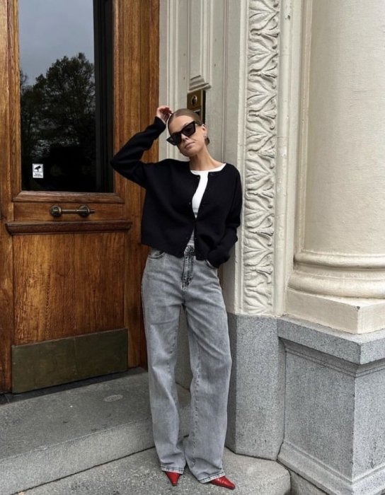 Модные джинсы 2026, фото