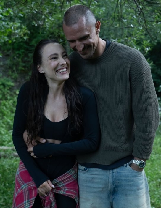 Настя Половинкина и Тарас Цымбалюк, фото