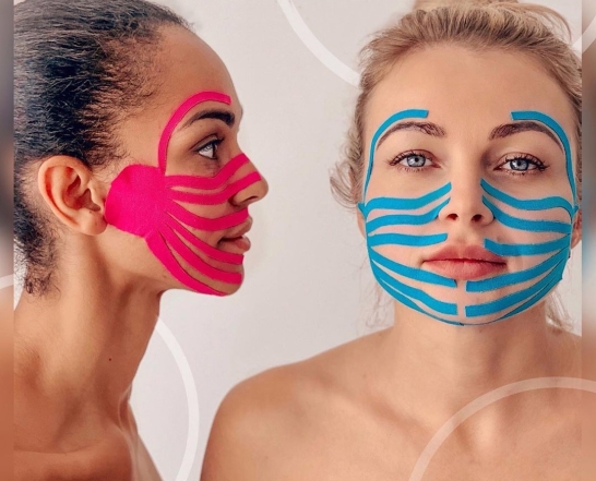 Тейпування обличчя: наскільки ефективними є пластирі для омолодження. - фото №1