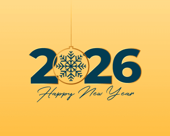 Открытки с Новым годом 2026 на английском