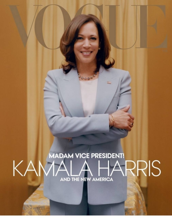 Камала Харрис украсила новую обложку американского Vogue (ФОТО) - фото №1