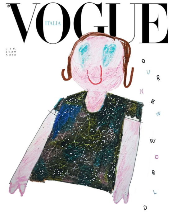Обложка дня: итальянский Vogue поместил на обложку детские рисунки (ФОТО) - фото №4