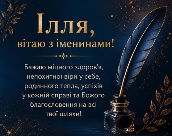 С Днем ангела Ильи поздравления — стихи проза и картинки с именинами