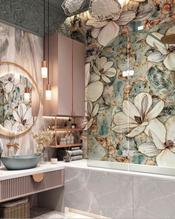 Дизайнеры показали, как смотрится ремонт в самых модных ванных комнатах (ФОТО) - фото №1