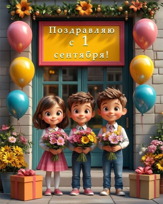 Искренние поздравления с 1 сентября, стихи, картинки, открытки