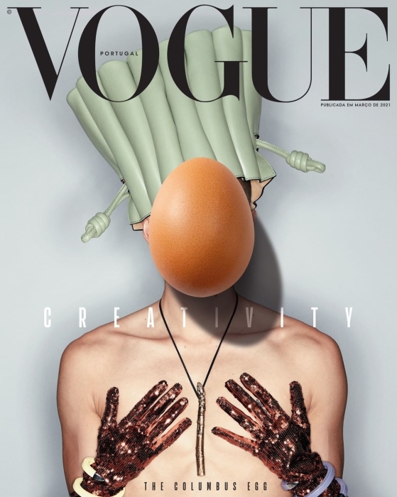 Новую обложку Vogue украсили яйца (ФОТО) - фото №1