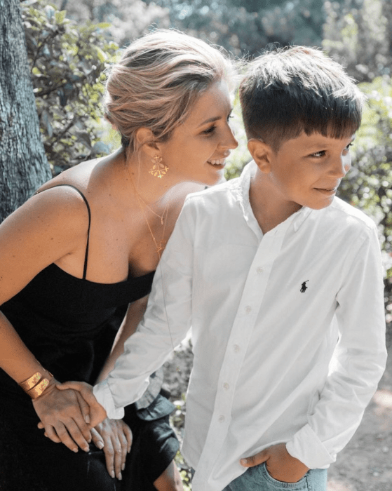 Светлана Павелецкая с сыном, фото