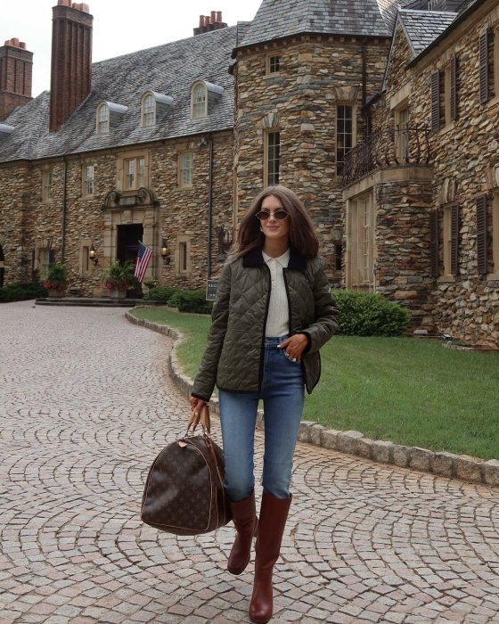 Джинси скінні в образах 2026, фото