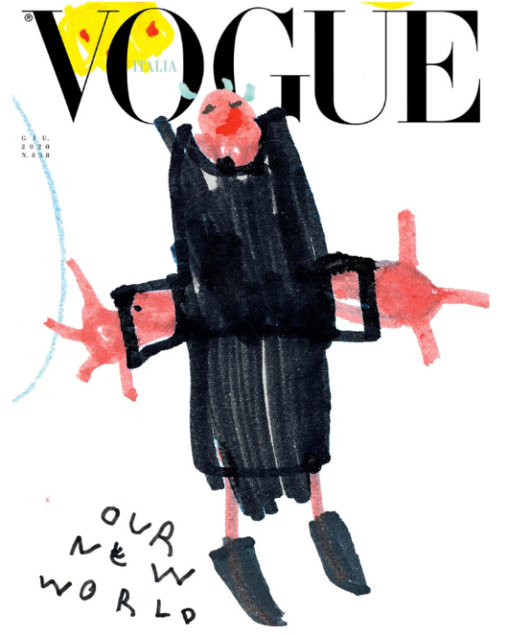 Обложка дня: итальянский Vogue поместил на обложку детские рисунки (ФОТО) - фото №5