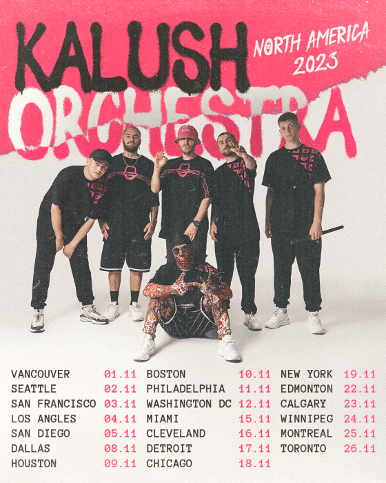 Теперь каждый желающий может спеть с "Kalush Orchestra". Олег Псюк сообщил детали нового тура по городам США и Канады - фото №1