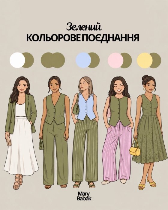 Модные цвета лета 2026, фото