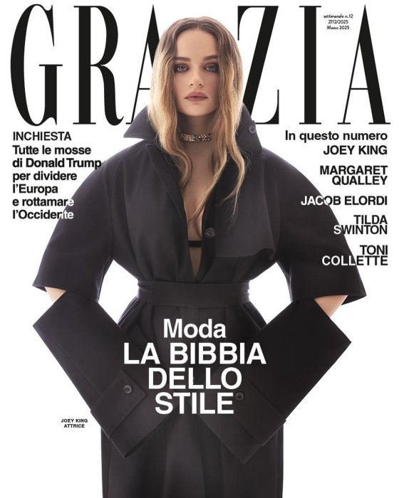 Джои Кинг снялась для Grazia – новая фотосессия актрисы