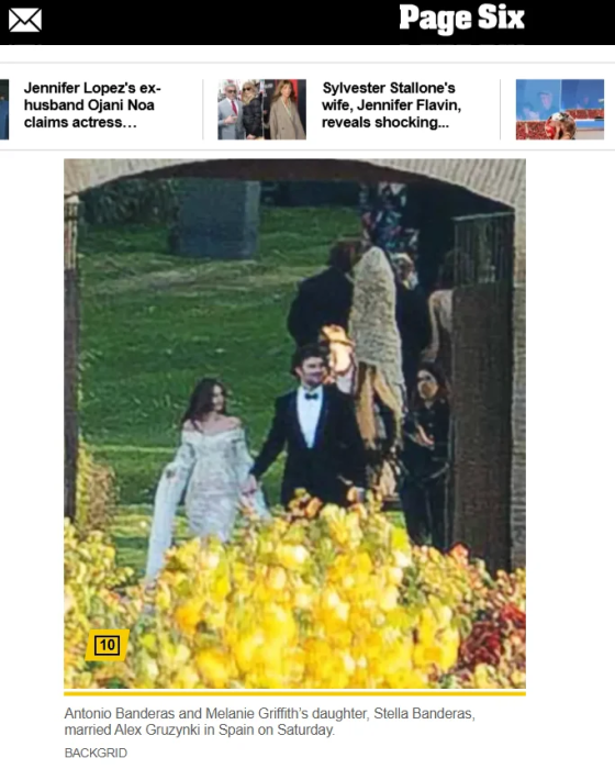 Стелла Бандерас вышла замуж