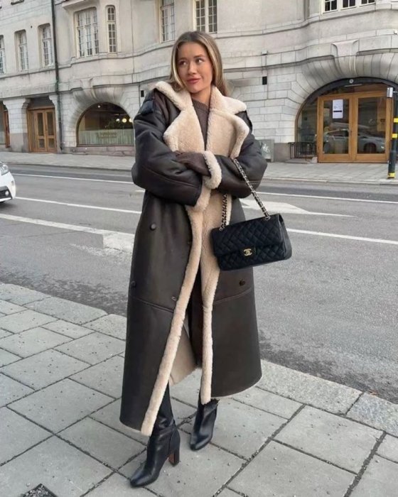 Трендовые дубленки зима 2025/26.