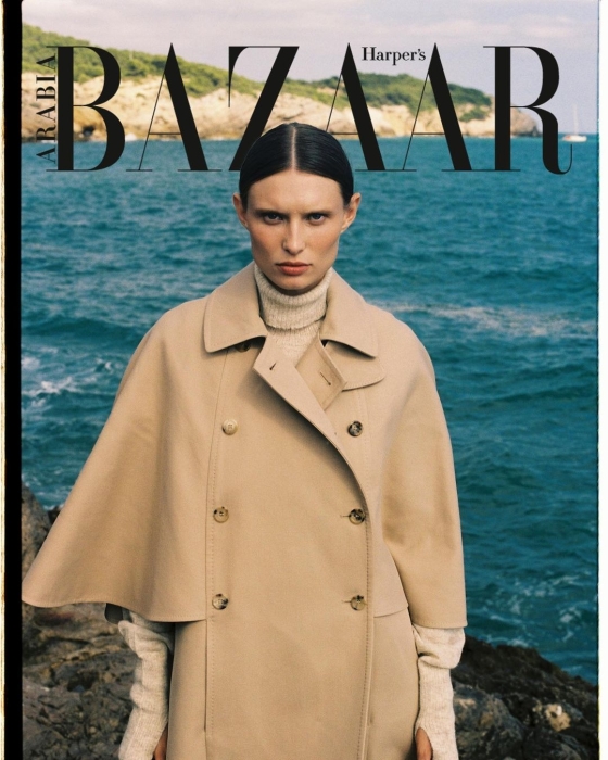 Фото дня: украинская модель Наталья Кононенко украсила обложку арабского Harper's Bazaar - фото №1