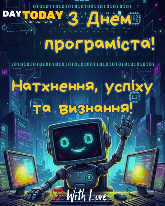 Международный день программиста 2026: подборка креативных пожеланий, картинки на украинском