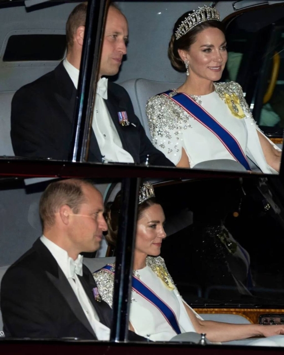 Дебютный выход в статусе принцессы Уэльской. Кейт Миддлтон блистает в бриллиантовой тиаре и платье за 5000$ (ФОТО) - фото №5