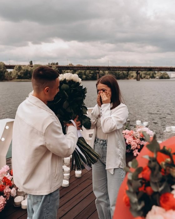 Андрій Самчук і його наречена Христина, фото