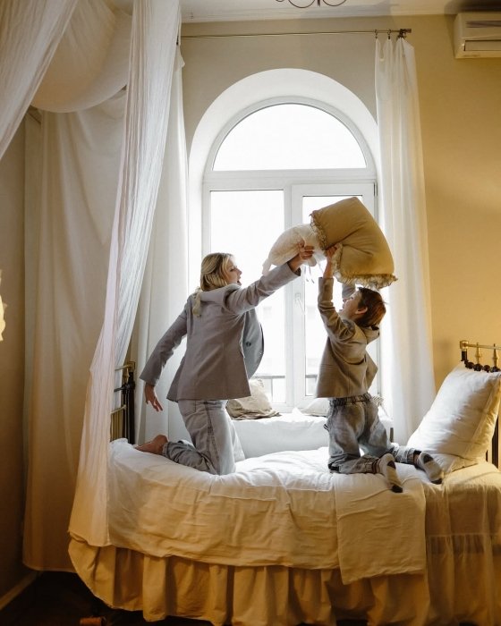 Любава Грешнова с сыном, фото